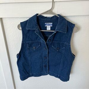 Pendleton Women's 6 Cropped Denim Western Vest